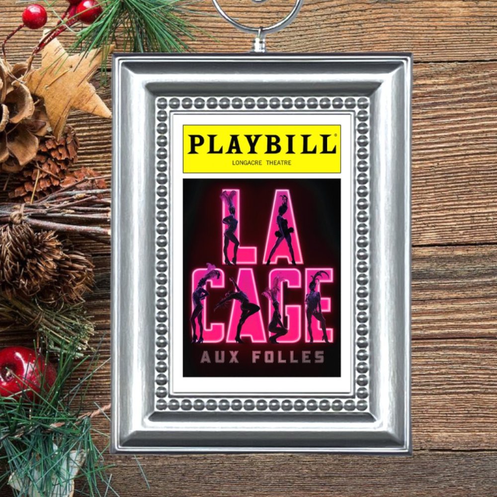 La Cage Aux Folles Broadway‎ Musical Playbill Christmas Tree Ornament